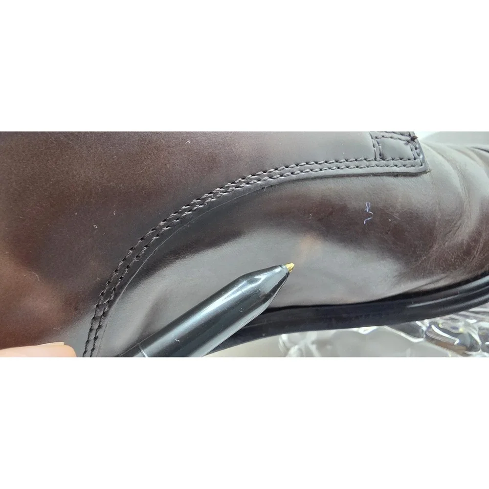 Steve Madden Zaven Mens 11M Dark Brown Leather Double Monk Strap Dress Shoes